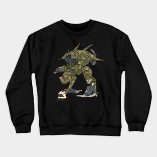 a north korean mecha. Crewneck Sweatshirt